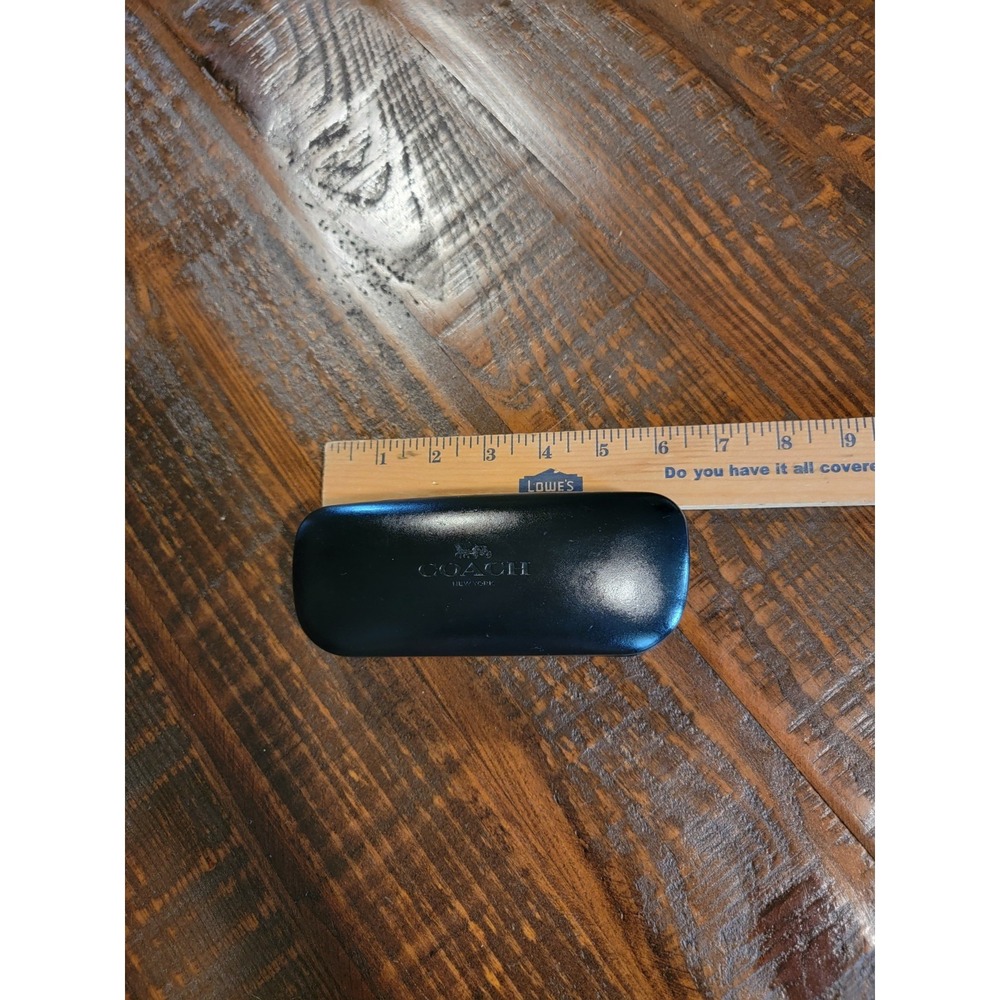 Coach New York Hard Clamshell Sunglass Case Eyeglass Black